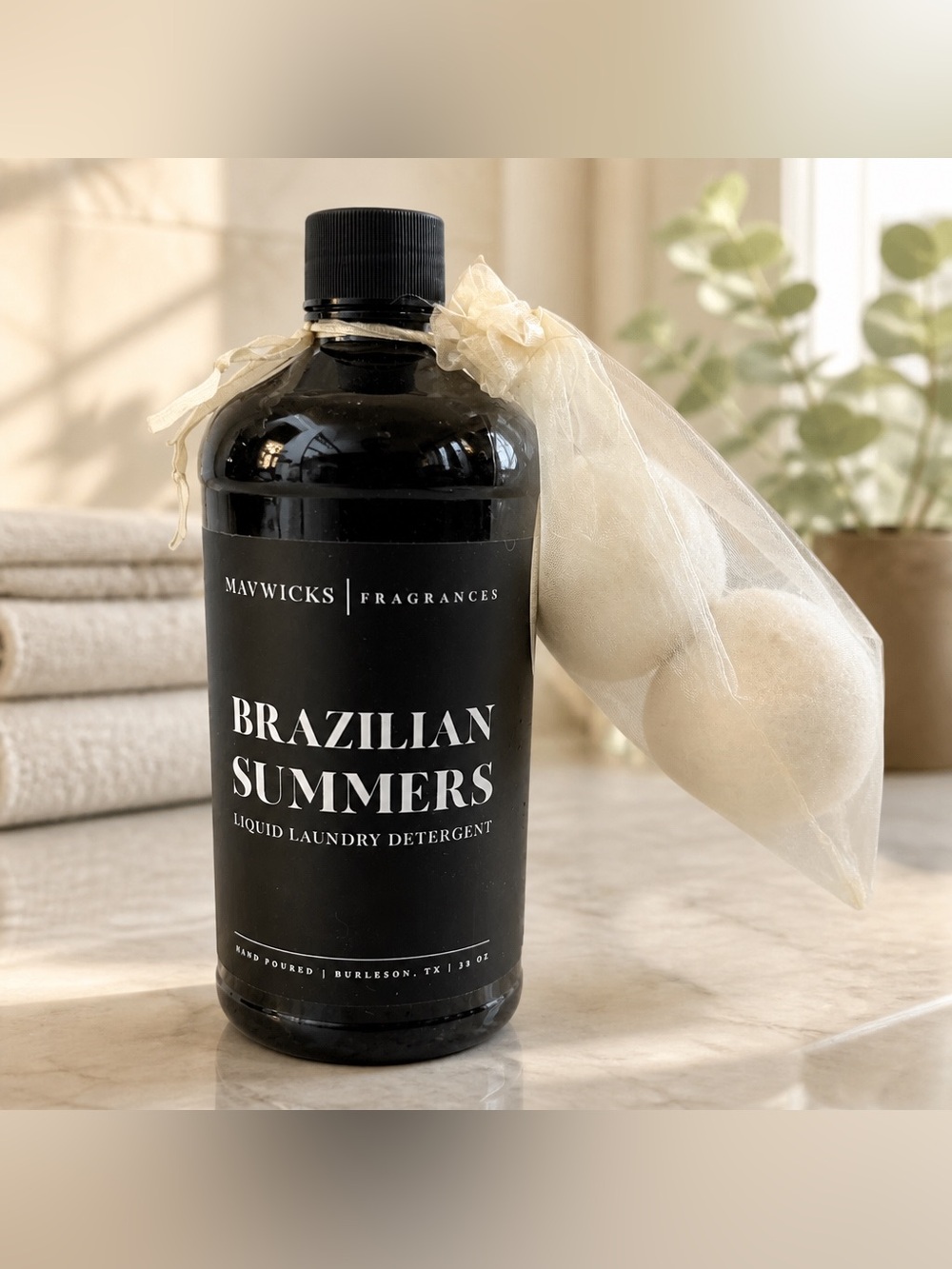Brazilian Summers Liquid Laundry Detergent — Black